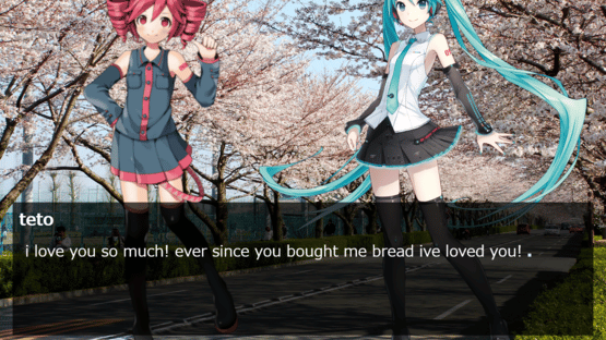Kasane Teto and Hatsune Miku are Lesbians Screenshot