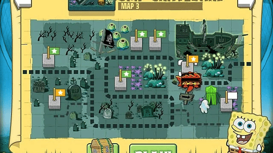 SpongeBob's Atlantis SquarePantis SquareOff Screenshot