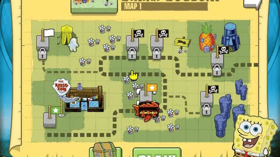SpongeBob's Atlantis SquarePantis SquareOff Screenshot