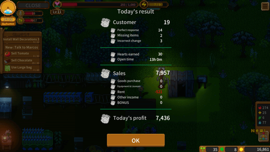 Sky End Market Screenshot