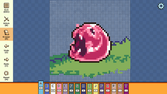 Pixel Cross Stitch: Menacing Monsters Pack Screenshot