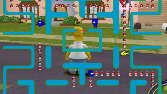 Flash The Simpsons Pacman Screenshot