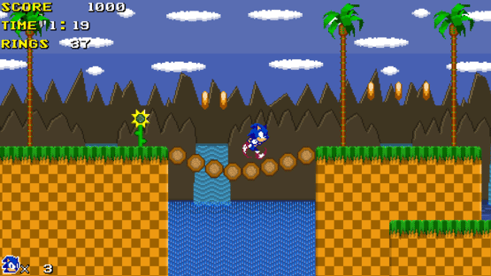 Sonic 8-Bit Overloaded Screenshot