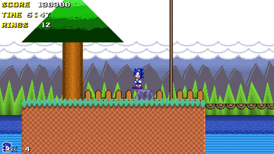 Sonic 8-Bit Overloaded Screenshot