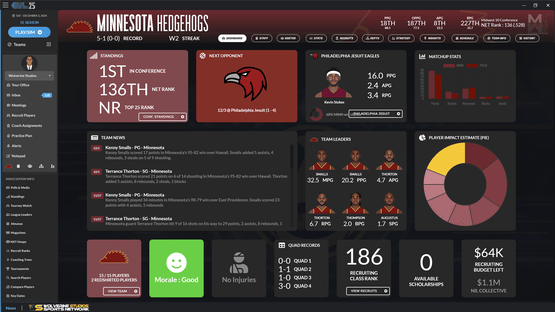 Draft Day Sports: College Basketball 2025 Screenshot