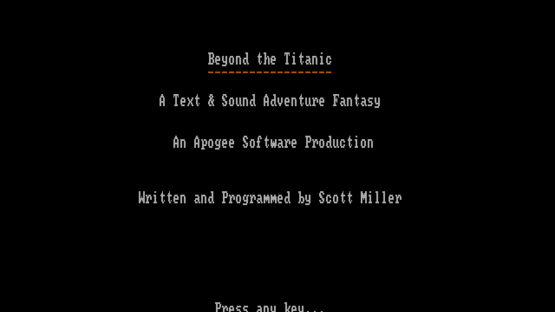 Beyond the Titanic Screenshot
