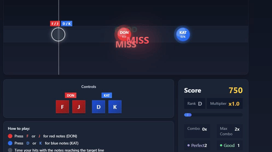 Taiko on the Web Screenshot
