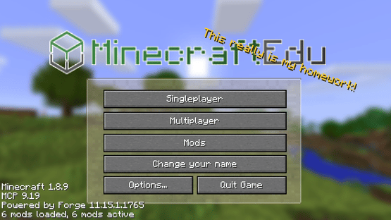 MinecraftEdu Screenshot