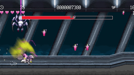 Guild no Uketsukejou desu ga, Yoko-scroll game ni natta no de Boss wo solo toubatsu shiyou to omoimasu. Screenshot