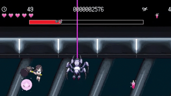 Guild no Uketsukejou desu ga, Yoko-scroll game ni natta no de Boss wo solo toubatsu shiyou to omoimasu. Screenshot