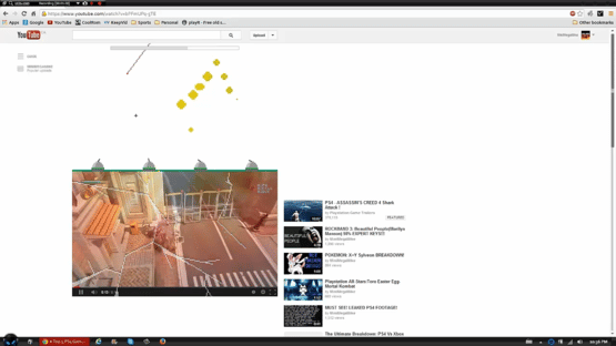 YouTube: Missile Command Screenshot