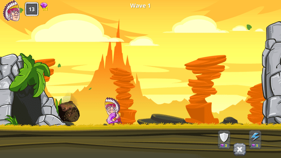 Stone Age Meteor Rush Screenshot