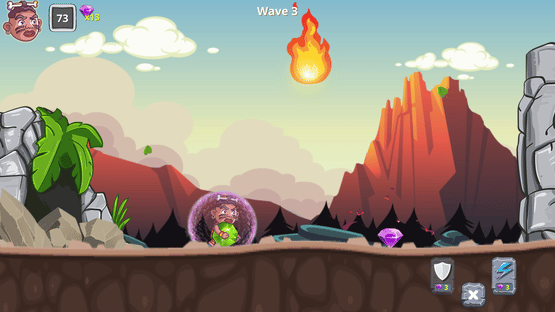Stone Age Meteor Rush Screenshot