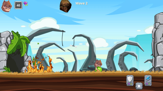 Stone Age Meteor Rush Screenshot
