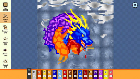 Pixel Cross Stitch: Mythical Monsters Pack Screenshot