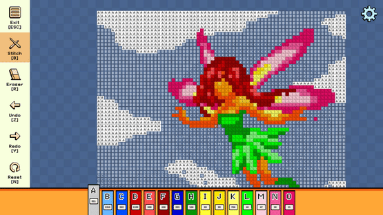 Pixel Cross Stitch: Mythical Monsters Pack 2 Screenshot