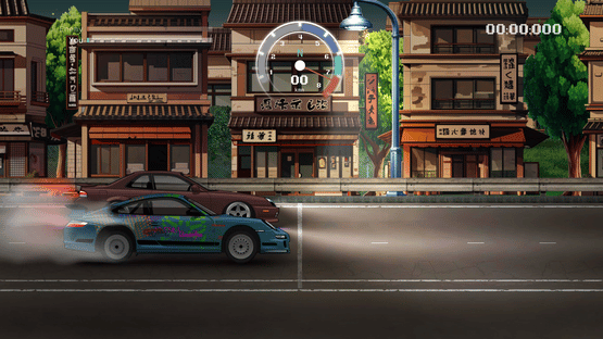 JDM Pixel Street Car Racing Screenshot