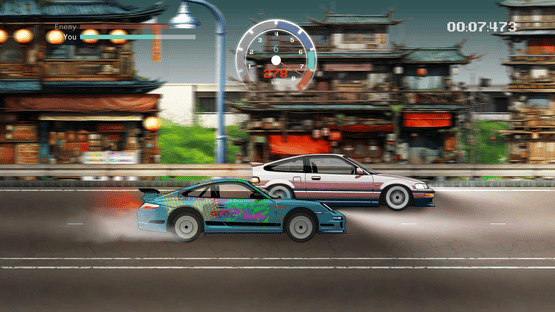 JDM Pixel Street Car Racing Screenshot