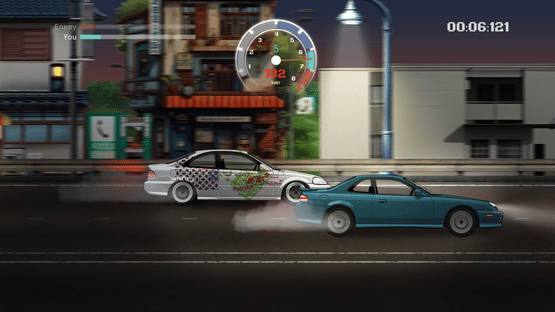JDM Pixel Street Car Racing Screenshot