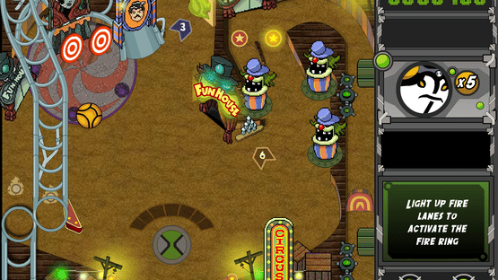 Ben 10: Cannonbolt Pinball - Ghostfreak's Revenge Screenshot