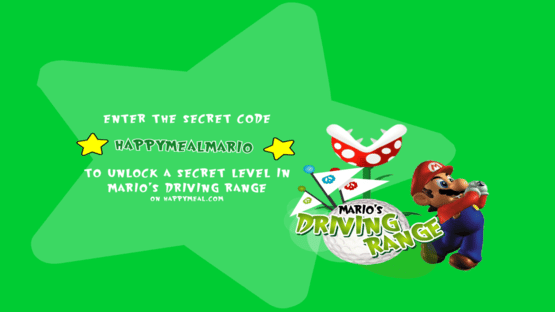 Mario's Driving Range Screenshot