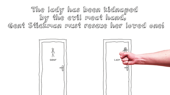 Gent Stickman vs Evil Meat Hand Screenshot