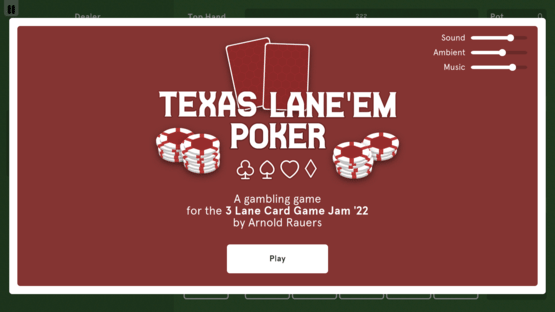 Texas Lane'em Poker Screenshot