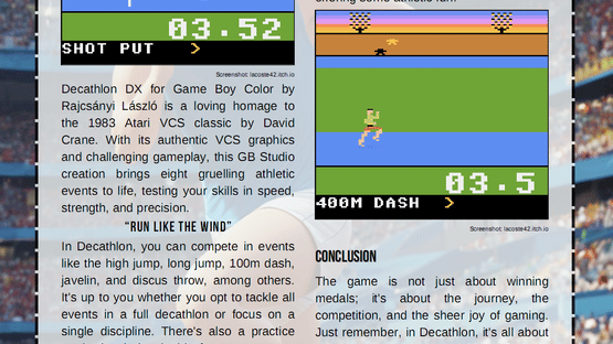 Decathlon DX Screenshot
