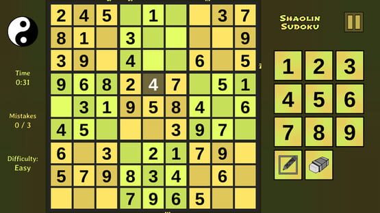 Shaolin Sudoku screenshot 3