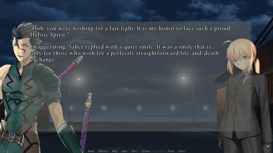 Fate/Zero the Visual Novel Screenshot