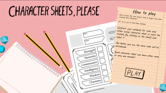 Character Sheets, Please Screenshot