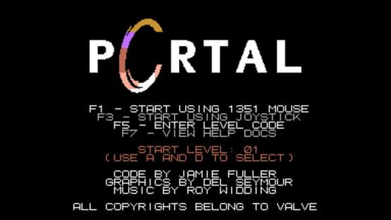 Portal for the C64 screenshot 1