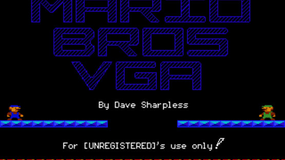 Mario Bros. VGA Screenshot