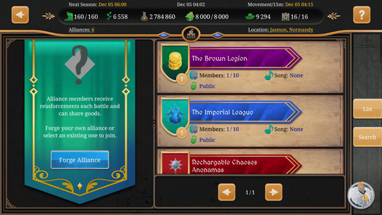 Conquest! Screenshot