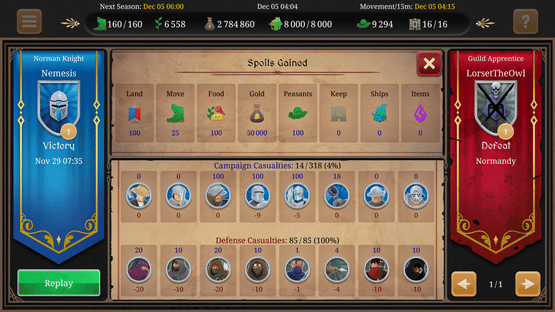 Conquest! Screenshot
