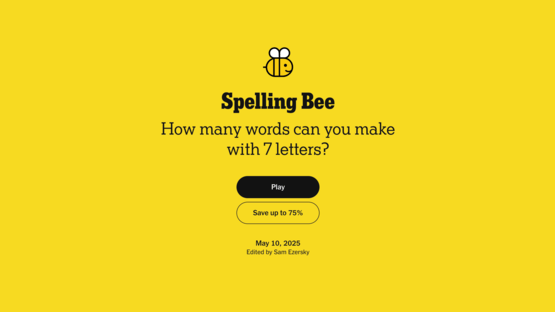 Spelling Bee Screenshot
