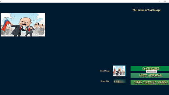 Putin Jigsaw Screenshot