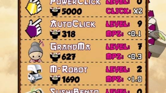 Sushi Clickers Screenshot