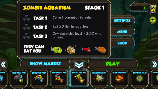 Zombie Fish Tank Screenshot