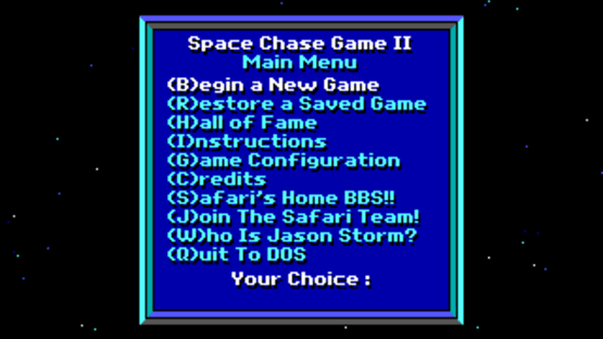 Space Chase II: Fortress of Doom! Screenshot