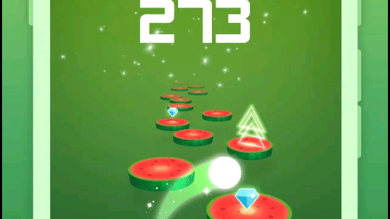 Splashy Tiles: Bouncing to the Beat Screenshot