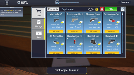 Gun Center Simulator Screenshot