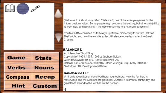 Balances Screenshot