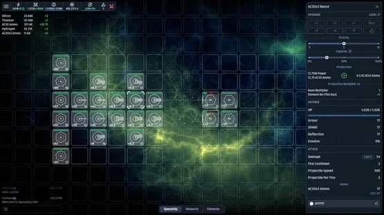 Spaceship Idle: Design, Build, Explore & Battle screenshot 1