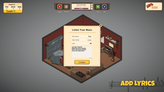 Music Producer Tycoon Screenshot