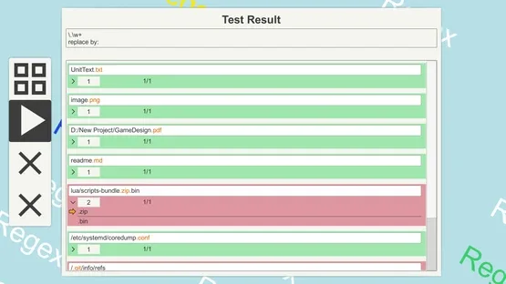 Regex Game screenshot 2