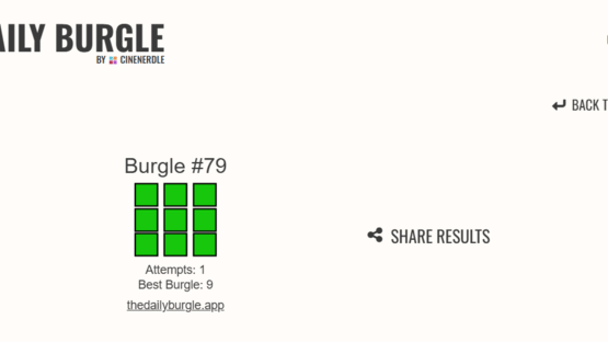 The Daily Burgle Screenshot