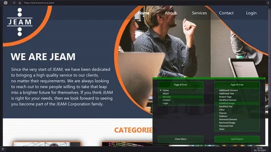 Homepage screenshot 1