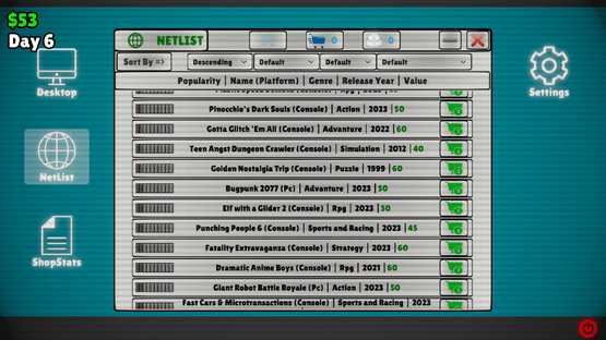 Replay Value: Second Hand Games Screenshot
