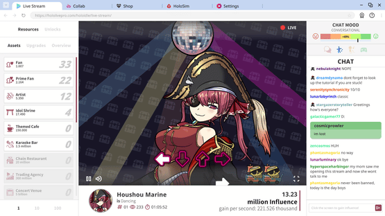Holoidle Screenshot